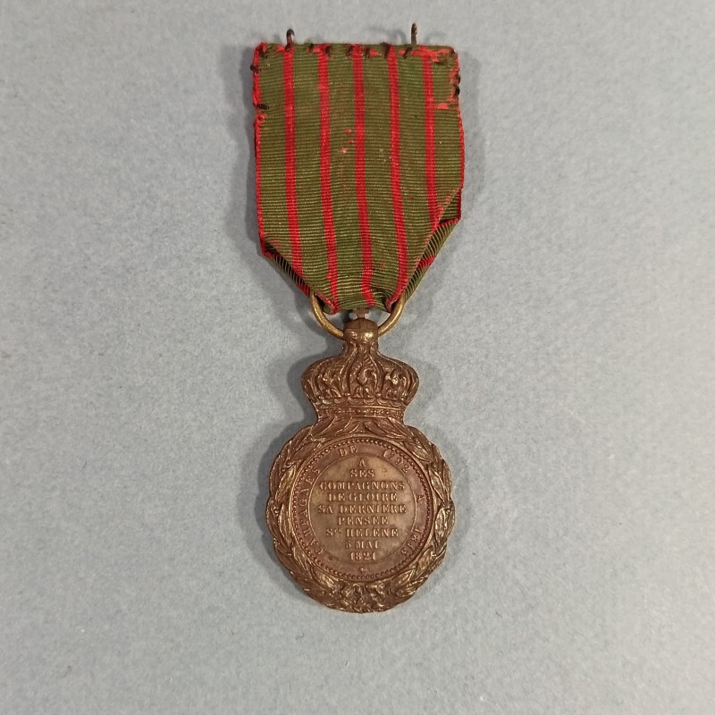 MEDAILLE DE STE HELENE NAPOLEON Ier 1821 A SES COMPAGNONS DE GLOIRE SOUVENIR DES CAMPAGNES DU PREMIER EMPIRE